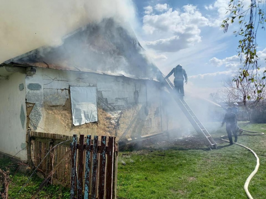На Гощанщині горів приватний будинок (+ФОТО)
