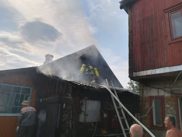 В Дубровиці горіло приватне господарство