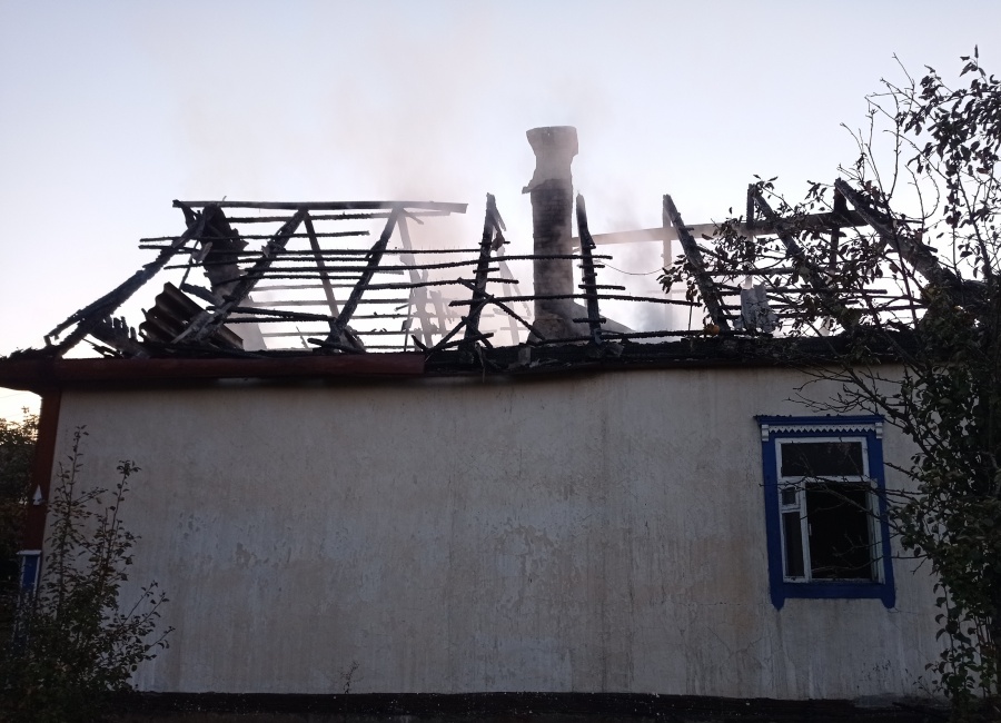 На Рівненщині горів приватний житловий будинок