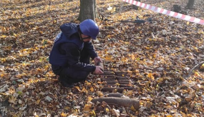 34 боєприпаси виявили і знищили піротехніки ДСНС на Рівненщині