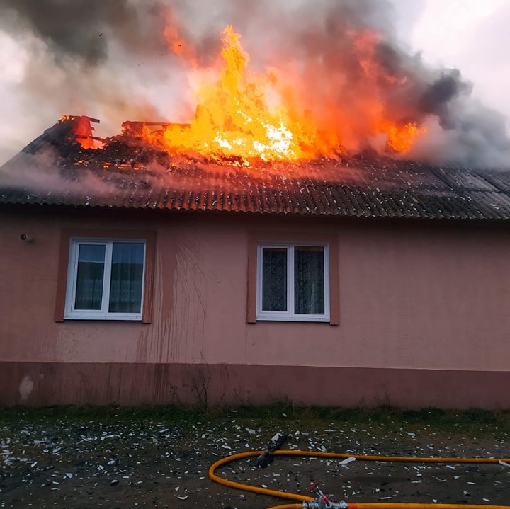 На Сарненщині горів приватний будинок