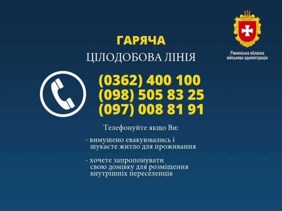 37 495 зареєстрованих переселенців сьогодні мешкають на Рівненщині