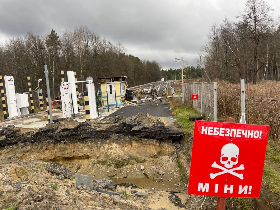 Віталій Коваль відвідав нульову відмітку кордону з білоруссю