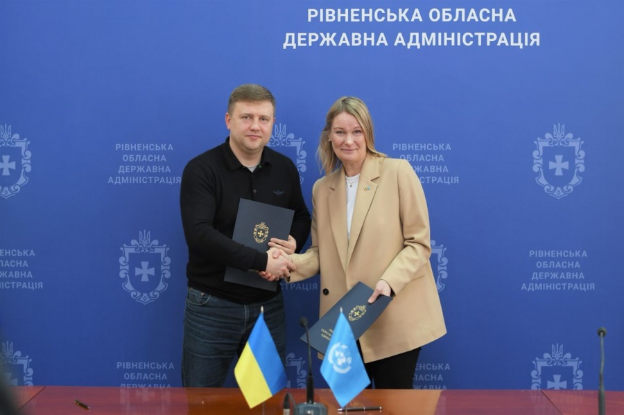 Начальник Рівненської ОВА підписав Меморандум про співпрацю з Управлінням Верховного комісара ООН у справах біженців