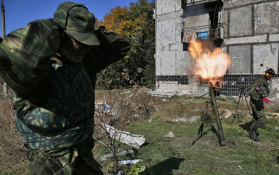 Бойовики відкривають вогонь з важкого озброєння