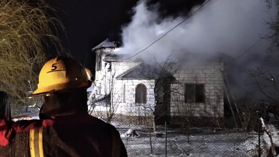 На Володимиреччині горів будинок
