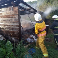 На Рівненщині горіло приватне господарство (+ФОТО)