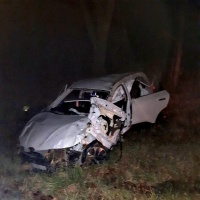 На автодорозі «Київ-Чоп» кросовер злетів у кювет