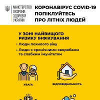 Вік більшості померлих від коронавірусу на Рівненщині - понад 60 років